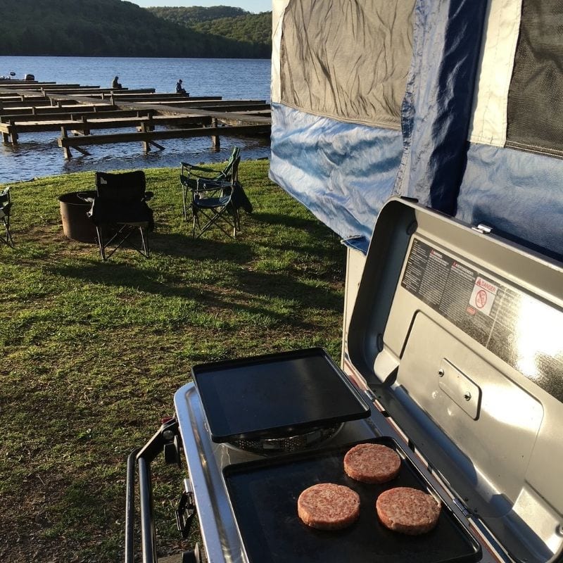 Lakeside Camping at Honeycomb Campground