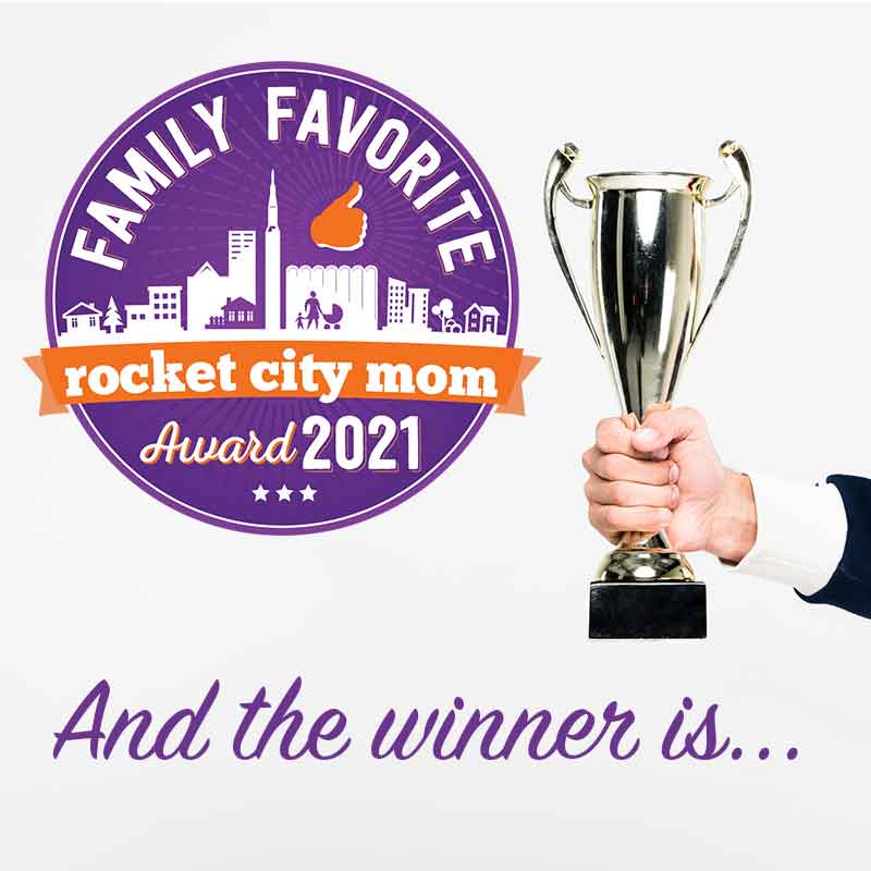 2021 Rocket City Mom Family Favorite Award Winners