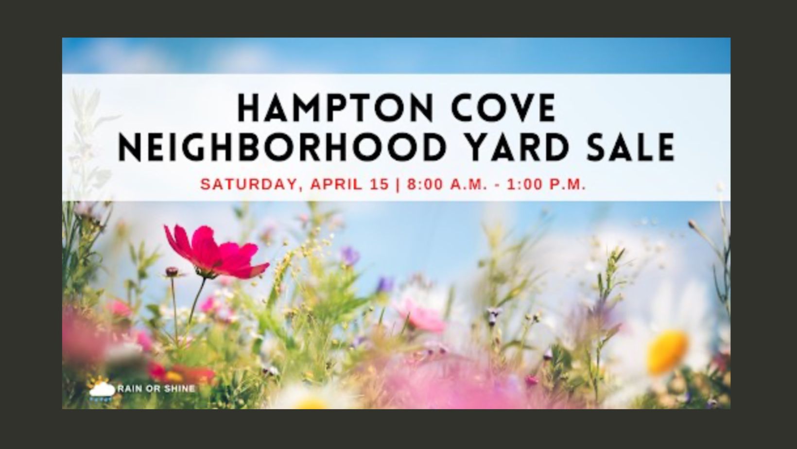Hampton Cove yard sale 2023 Rocket City Mom Huntsville events