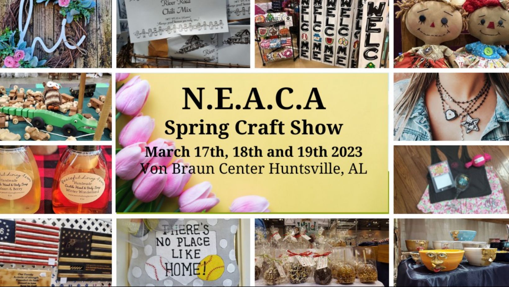 NEACA Spring 2023 Craft Show Rocket City Mom Huntsville events