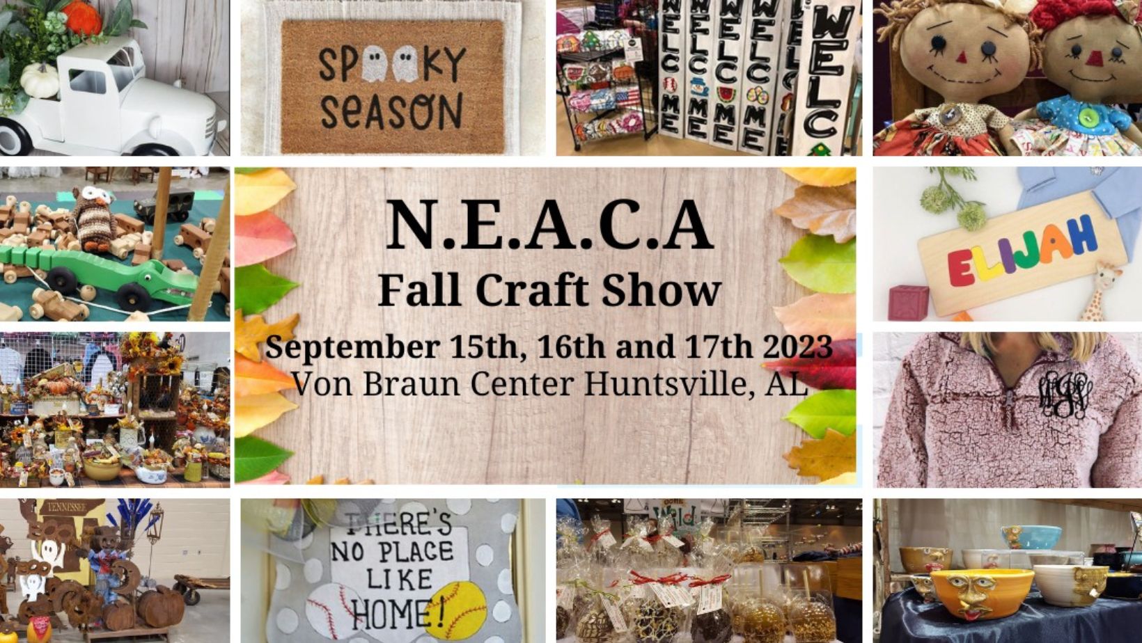 NEACA Fall 2023 Craft Show Rocket City Mom Huntsville events