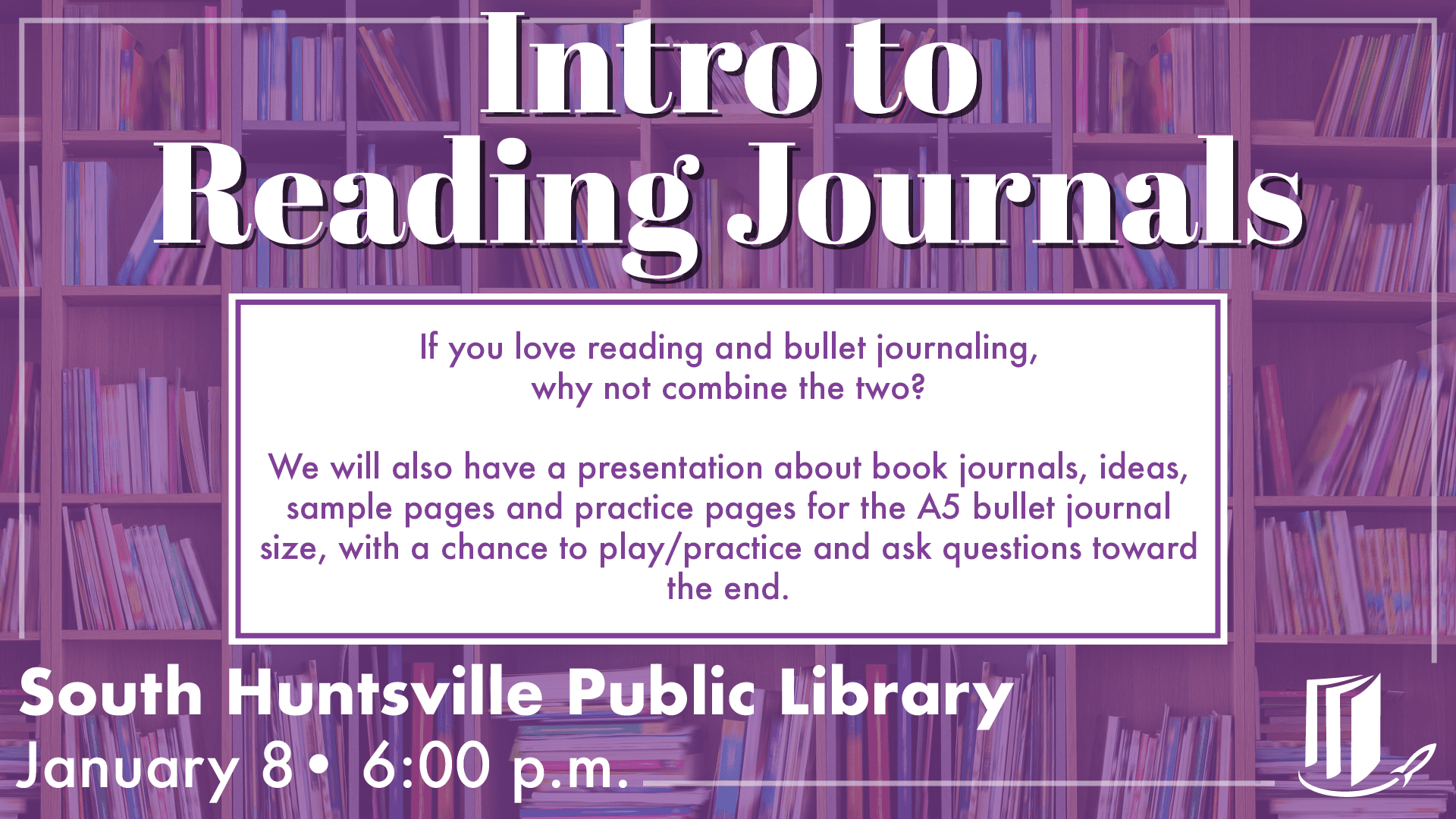 Intro to Reading Journals