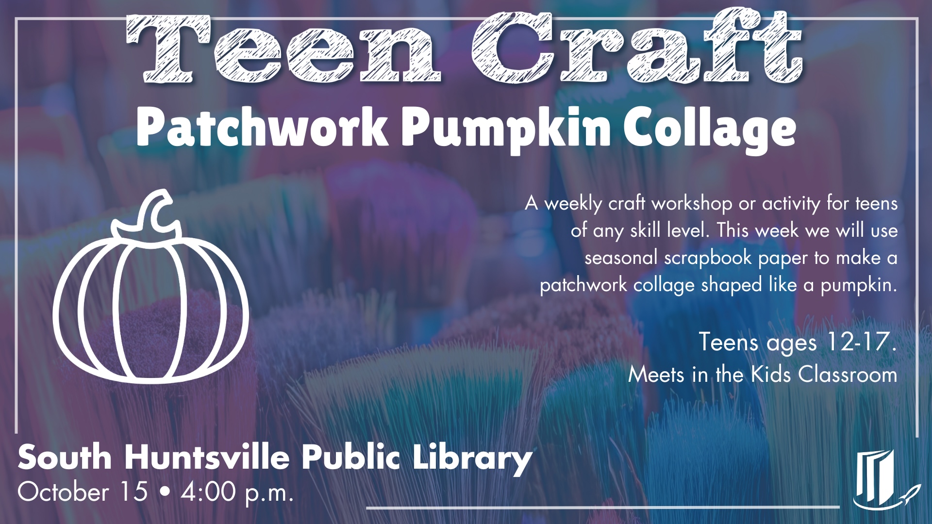 Teen Craft: Patchwork Pumpkin Collage