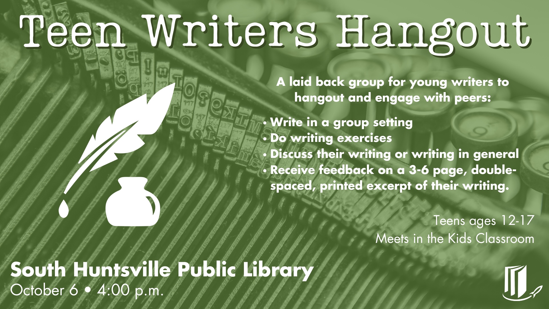 Teen Writers Hangout