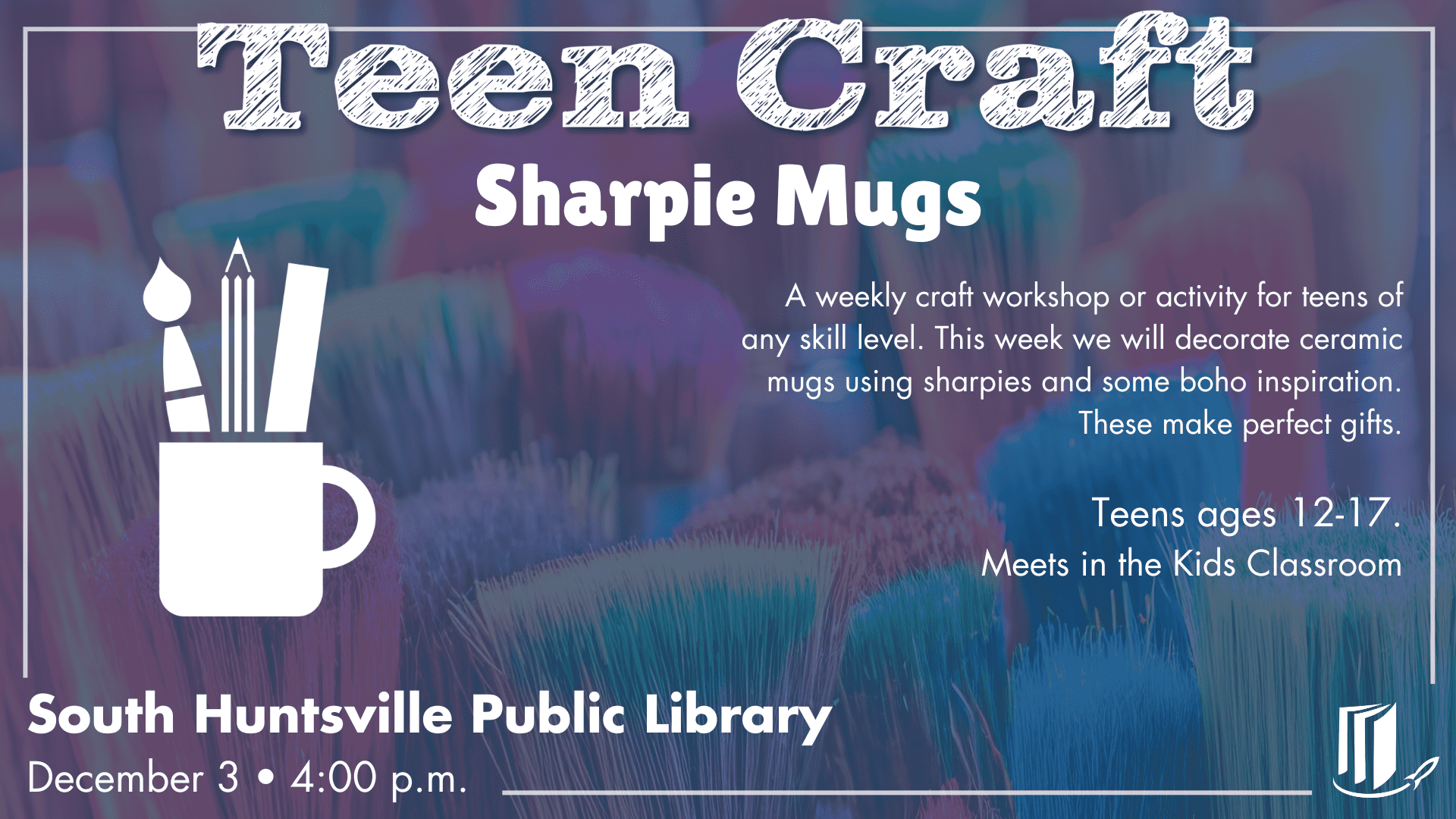 Teen Craft: Sharpie Mugs