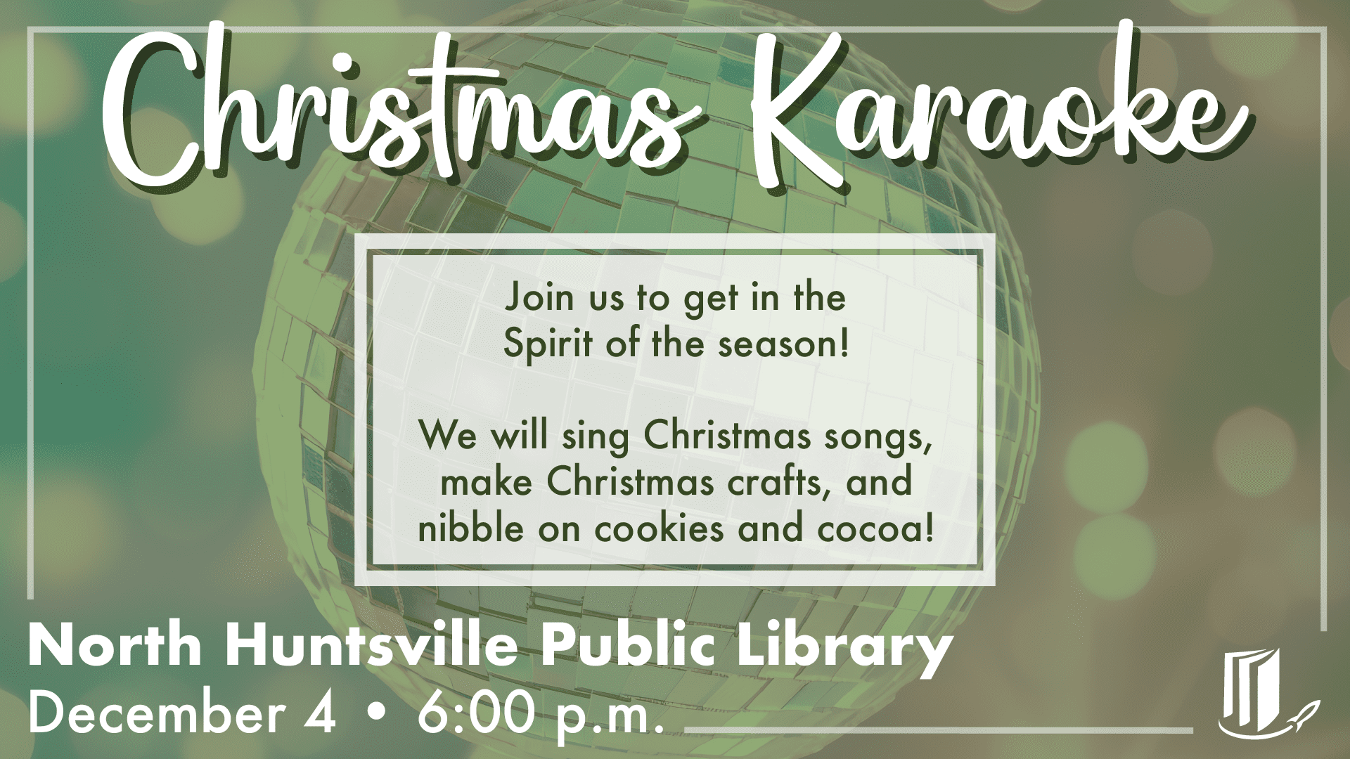 Christmas Karaoke at NHPL
