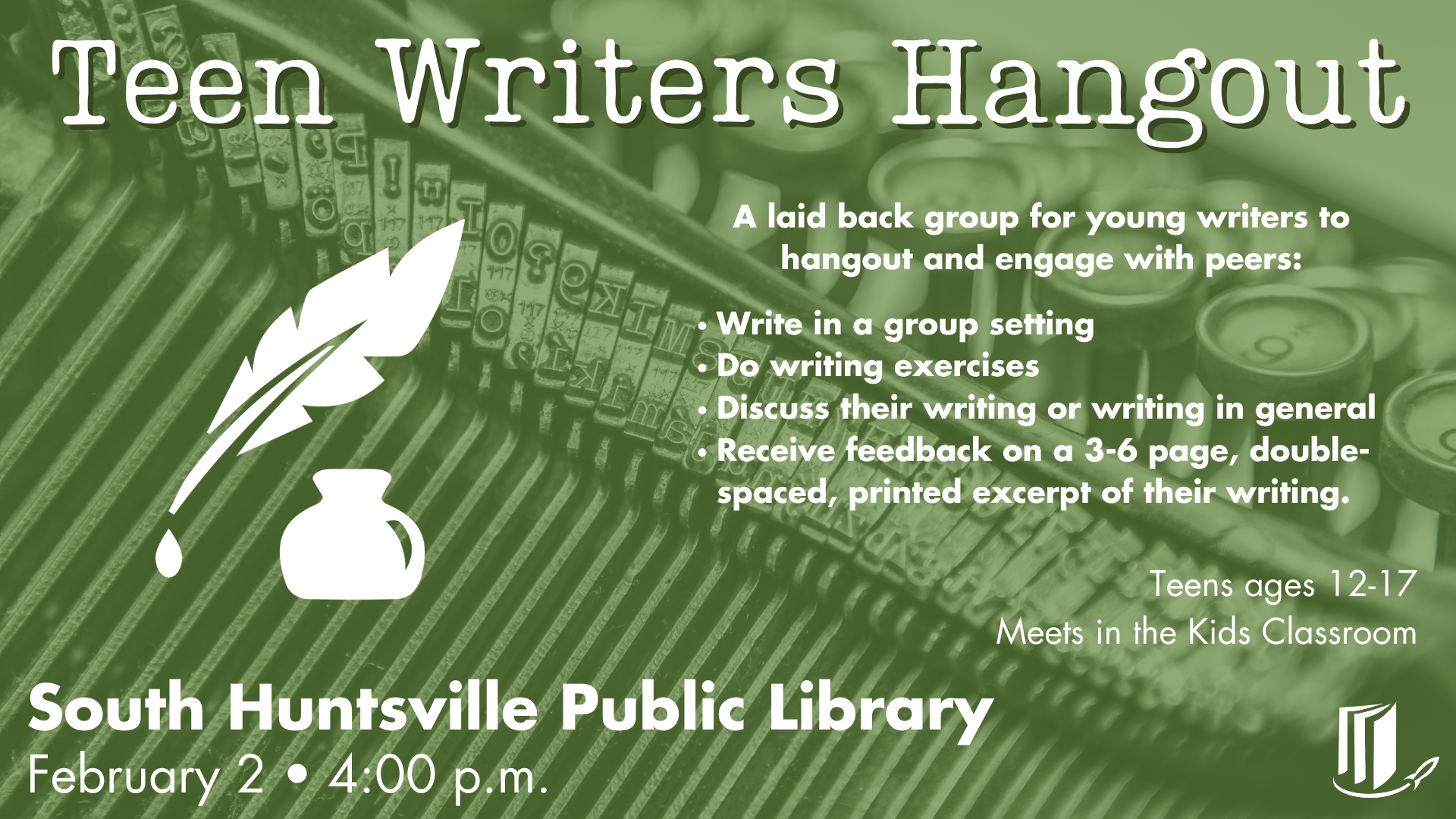 Teen Writers Hangout