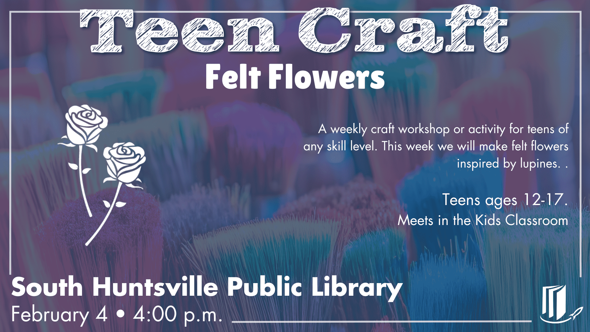Teen Craft: Felt Flowers