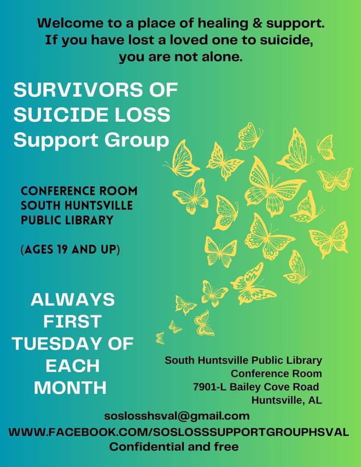 Survivors of Suicide (SOS) Loss Support Group