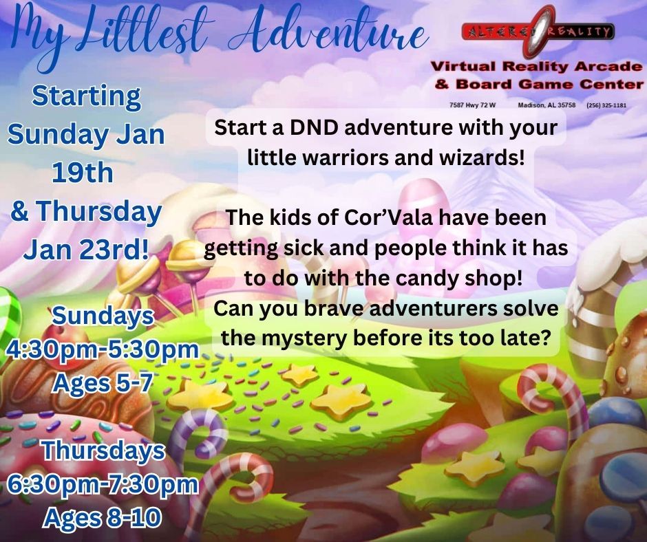 My Littlest Adventure- DnD for Kids (ages 8-10)