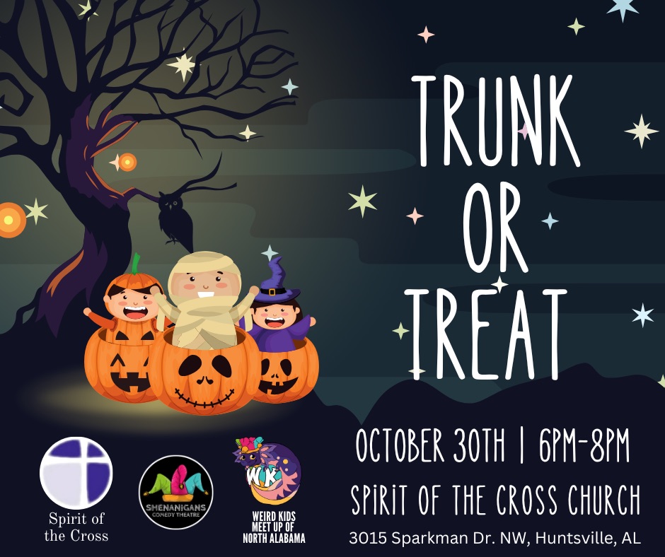 Trunk or Treat with Spirit of The Cross!