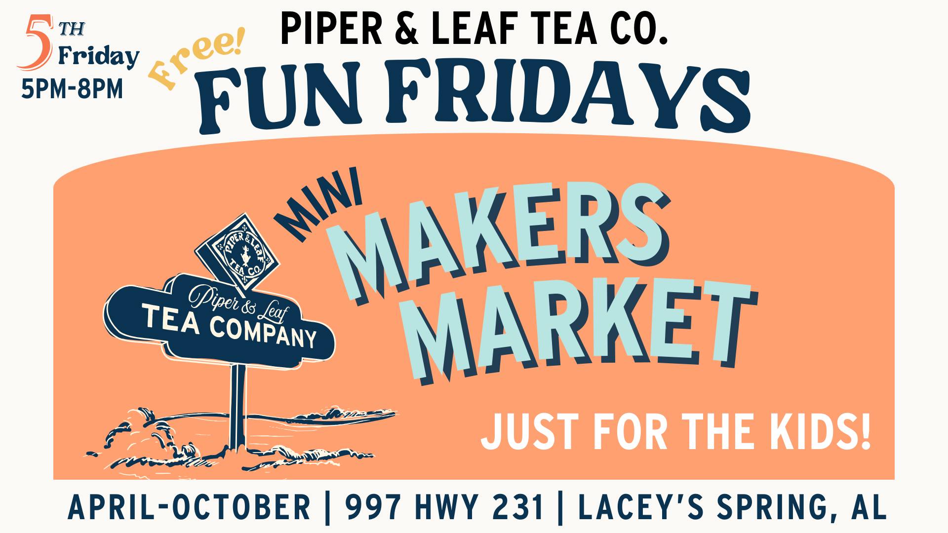 5th Fridays @ Piper & Leaf- Mini Maker’s Market