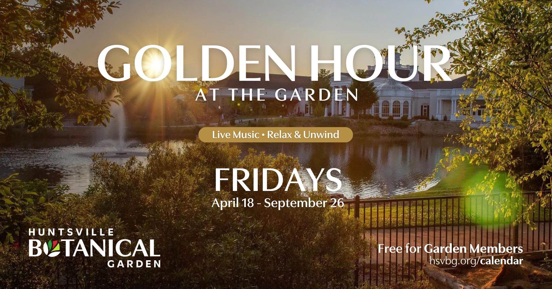 Golden Hour at the Garden