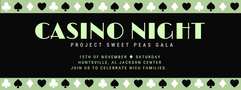 Project Sweet Peas Casino Night