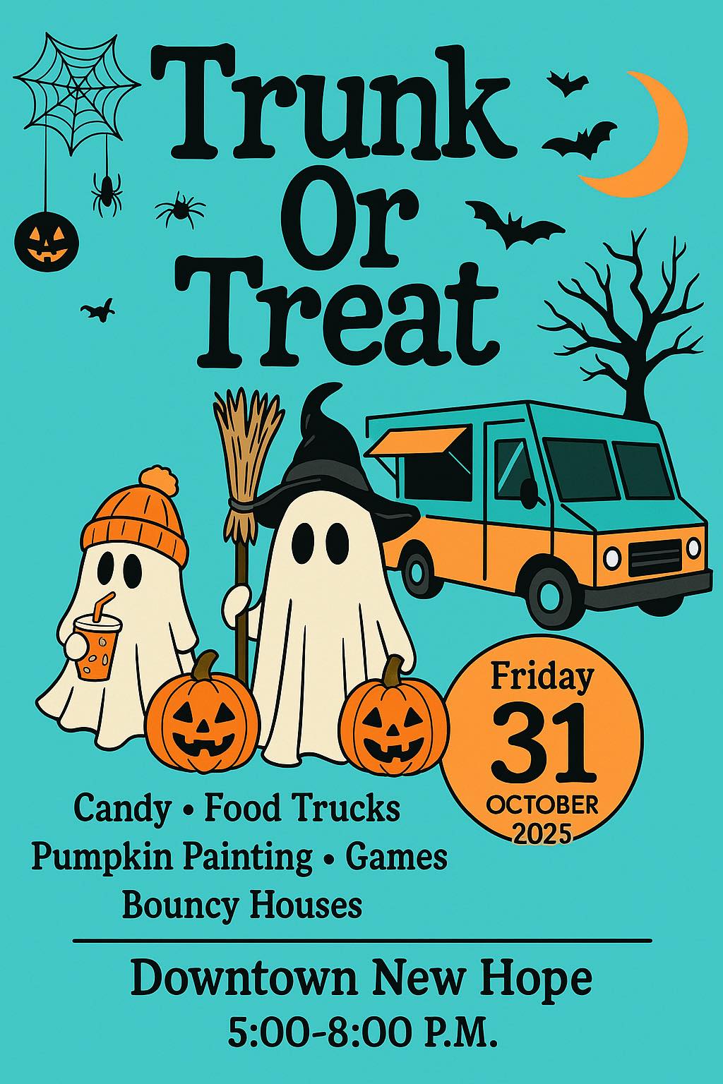 Dowtown New Hope Trunk or Treat 🎃