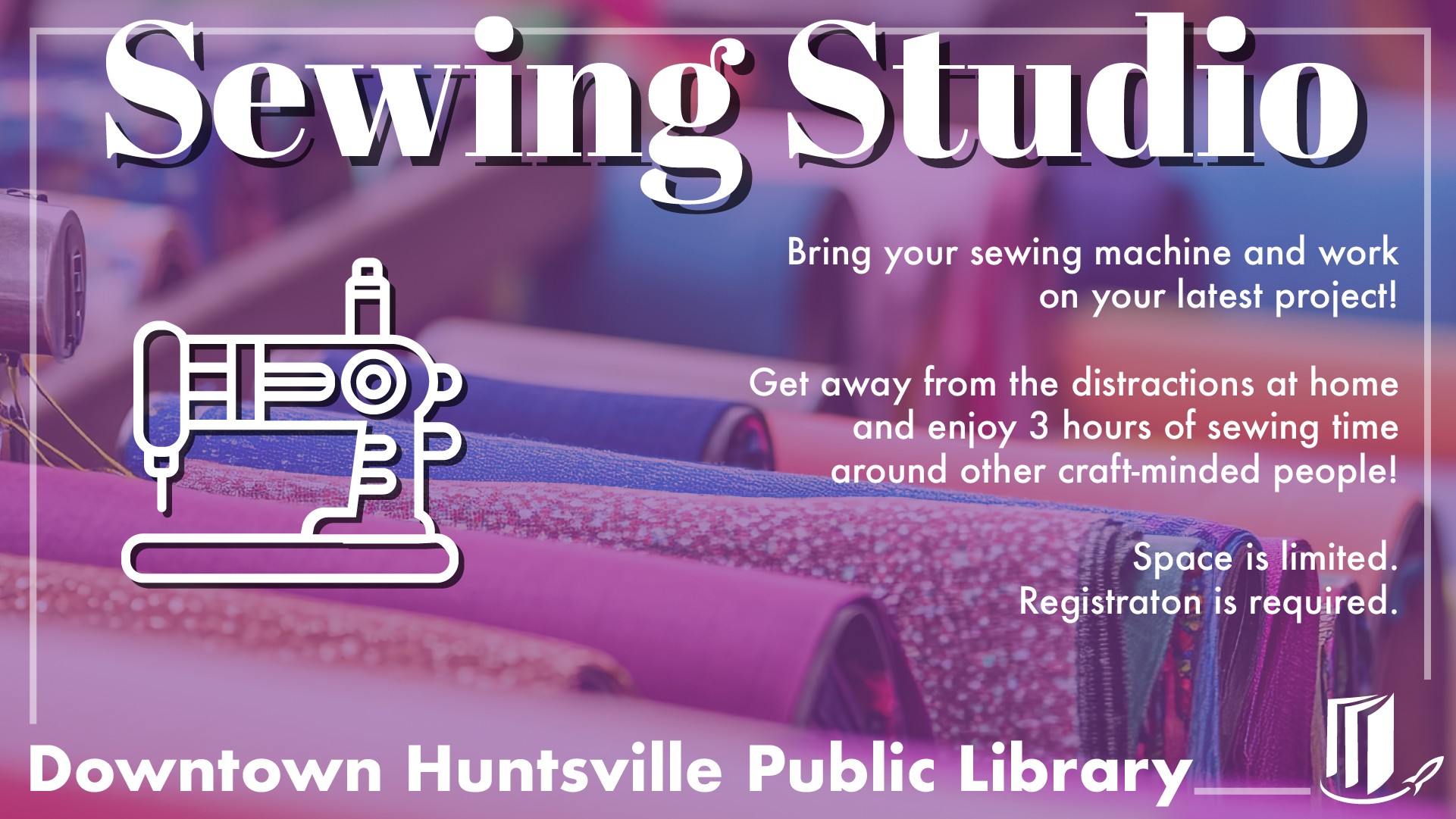 Sewing Studio: Downtown Huntsville Public Library