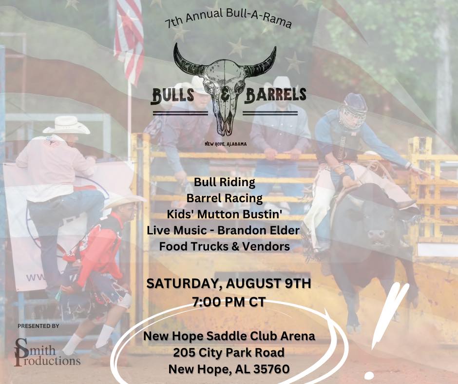 7th Annual Bull-A-Rama Bulls & Barrels ( New Hope )