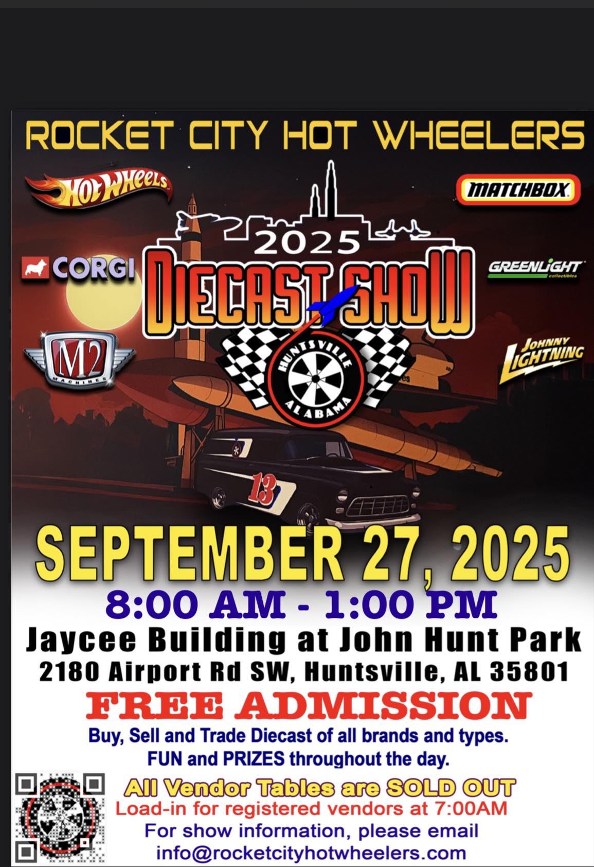 Rocket City Hot Wheelers Diecast Show!