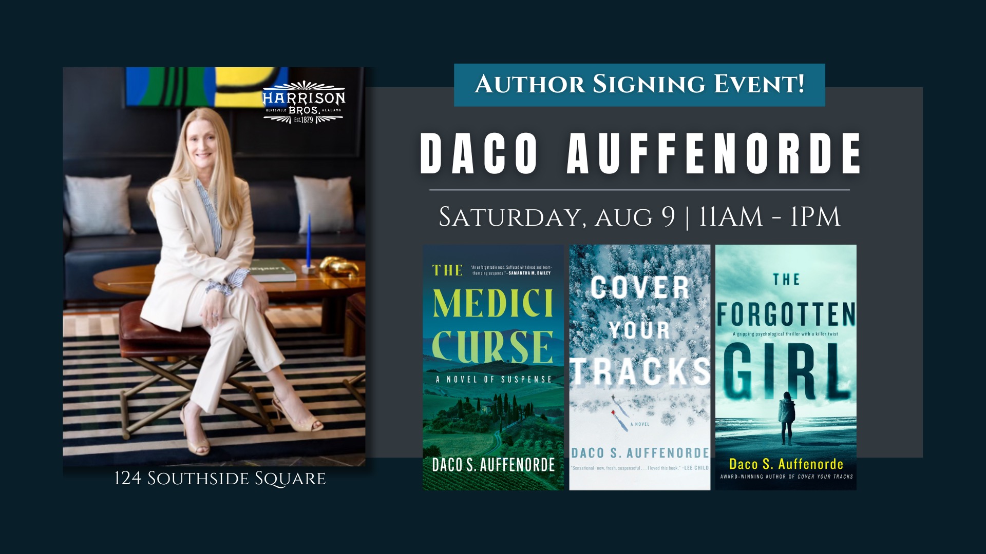 Daco Auffenorde Book Signing!