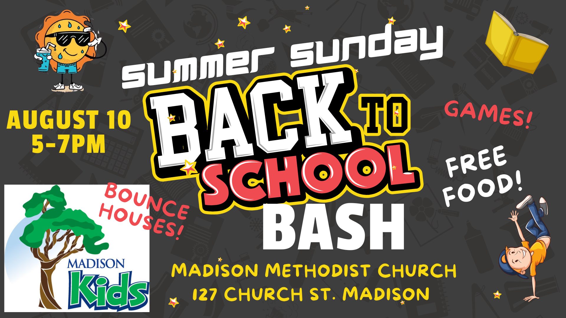 Back to School Bash with Madison Methodist Church