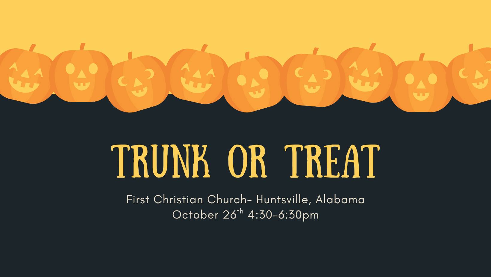 Trunk or Treat 🎃