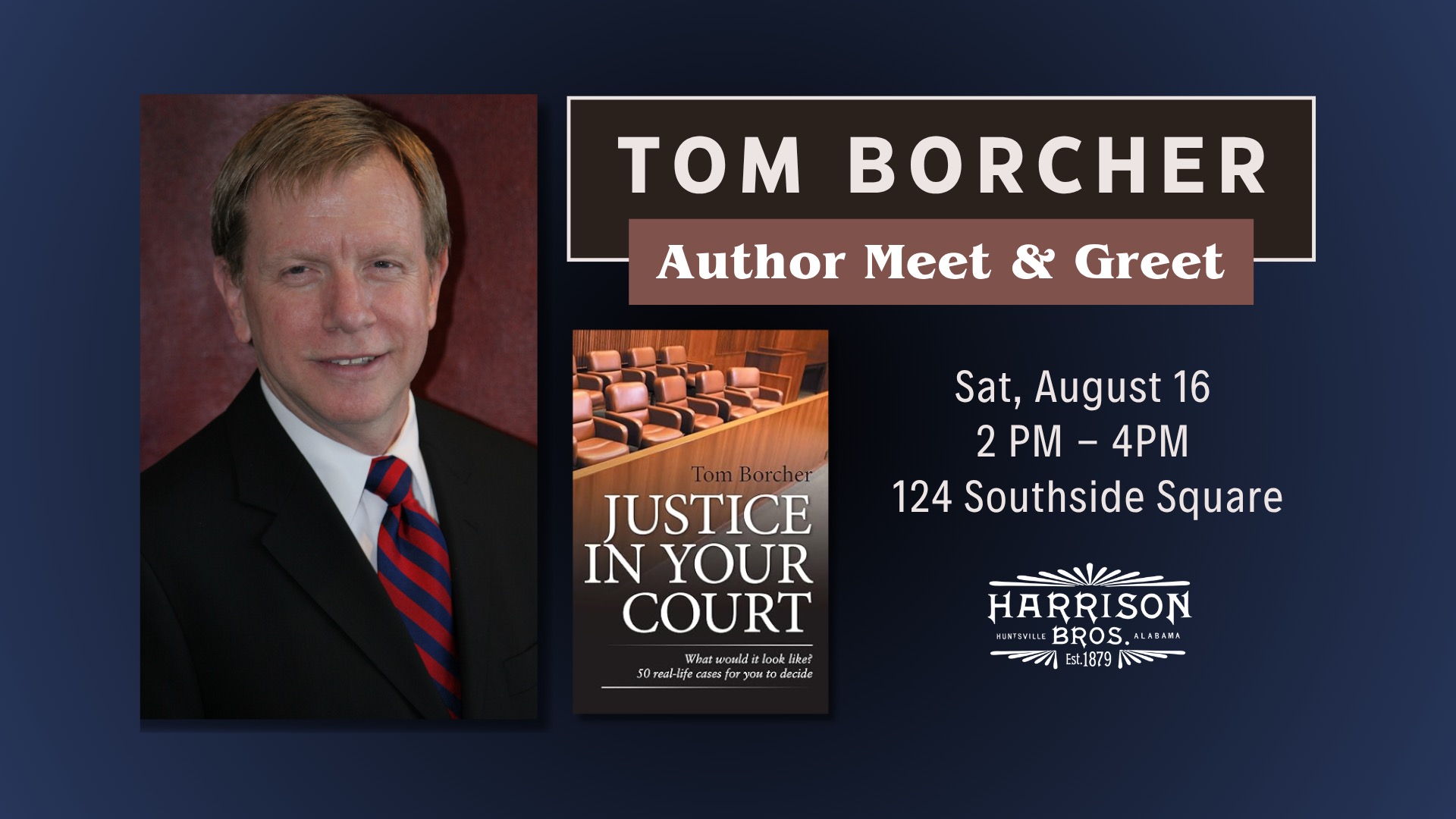 Tom Borcher Book Signing!