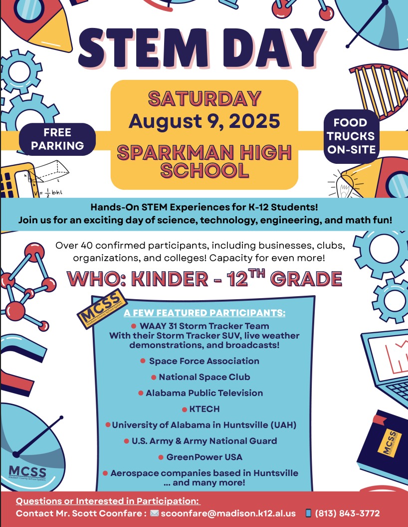 STEM DAY at Sparkman High School! 🧪