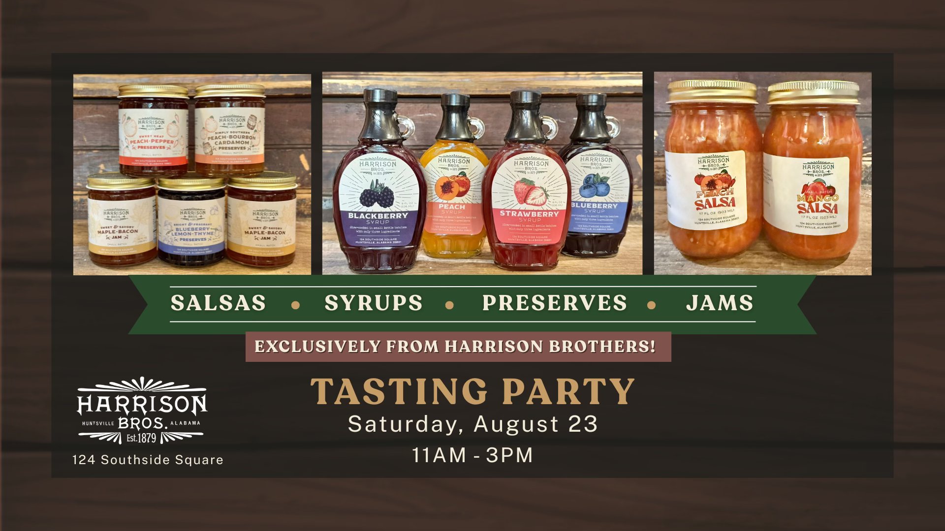 Tasting Party:  Harrison Brothers