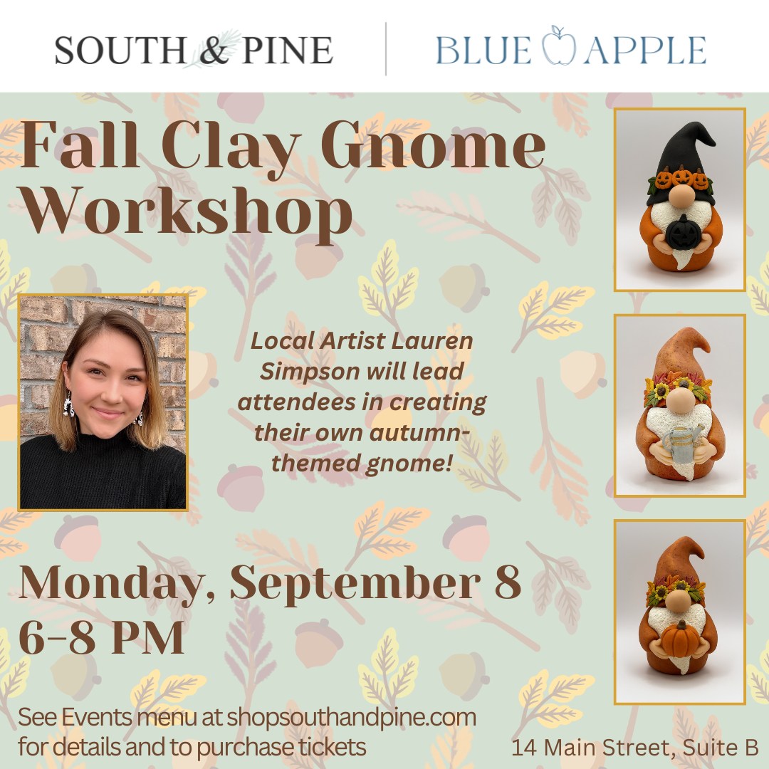 Clay Art Workshop – Fall Gnomes