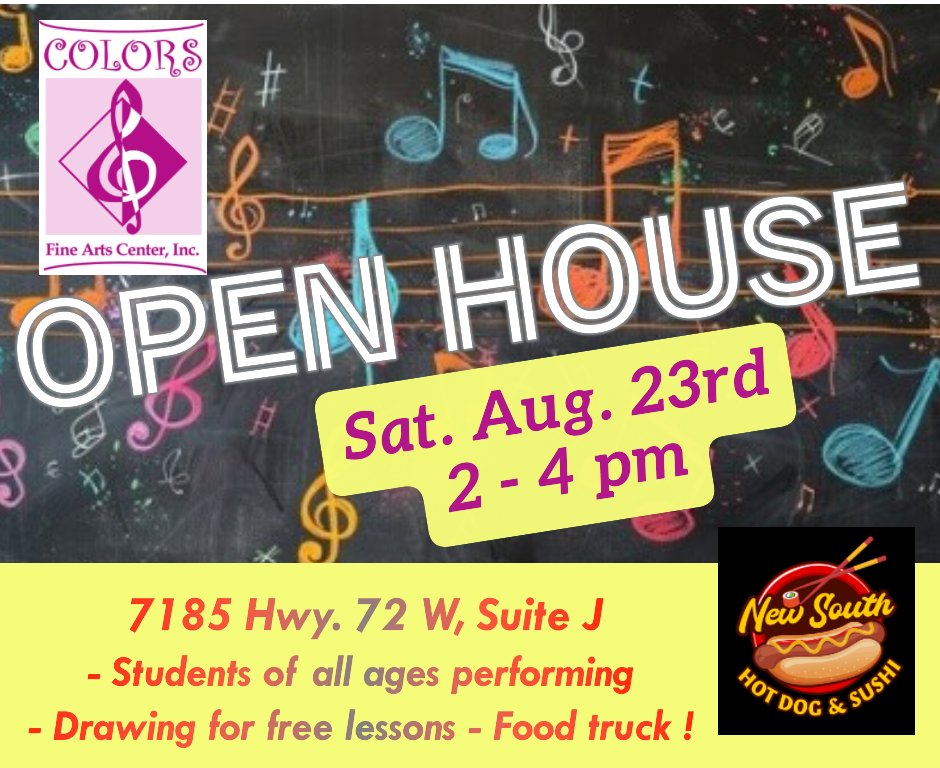 Colors Fine Arts Center Open House