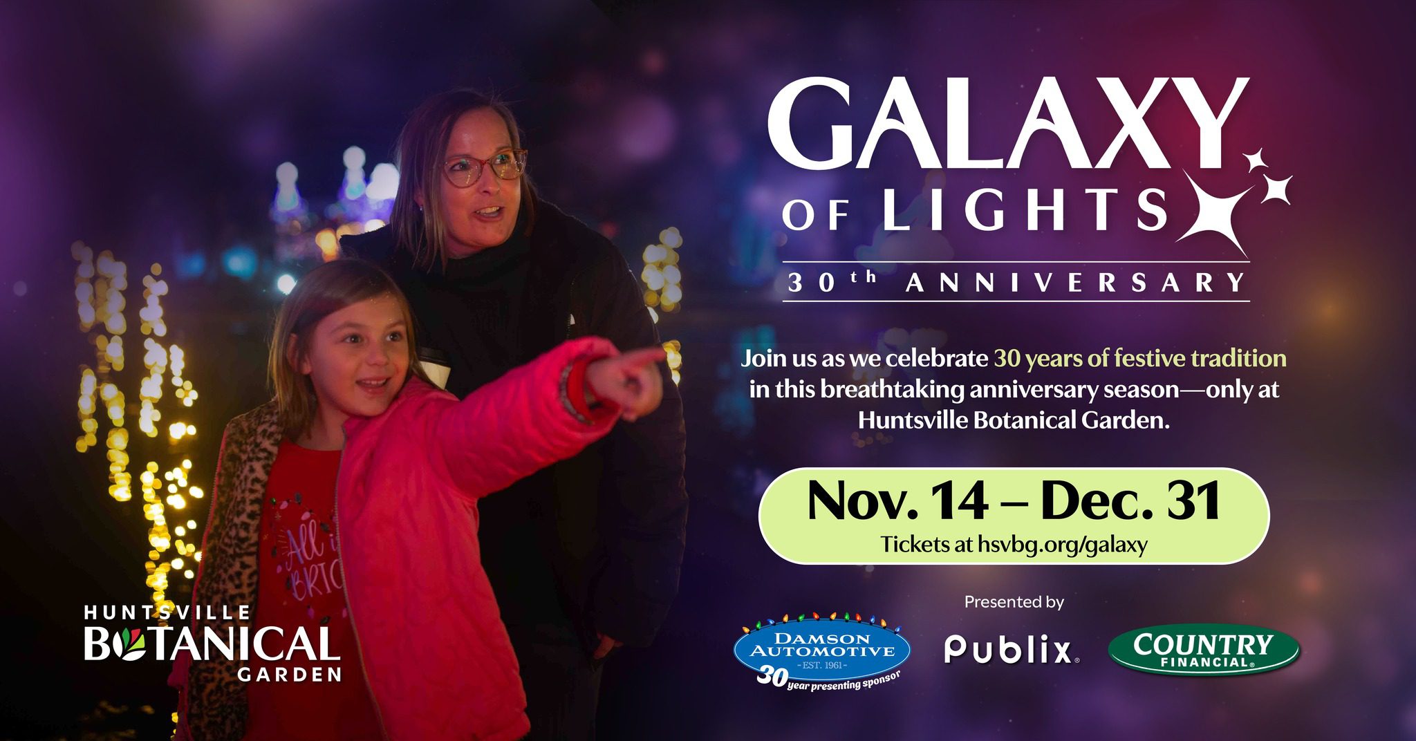 Galaxy of Lights Walking Nights