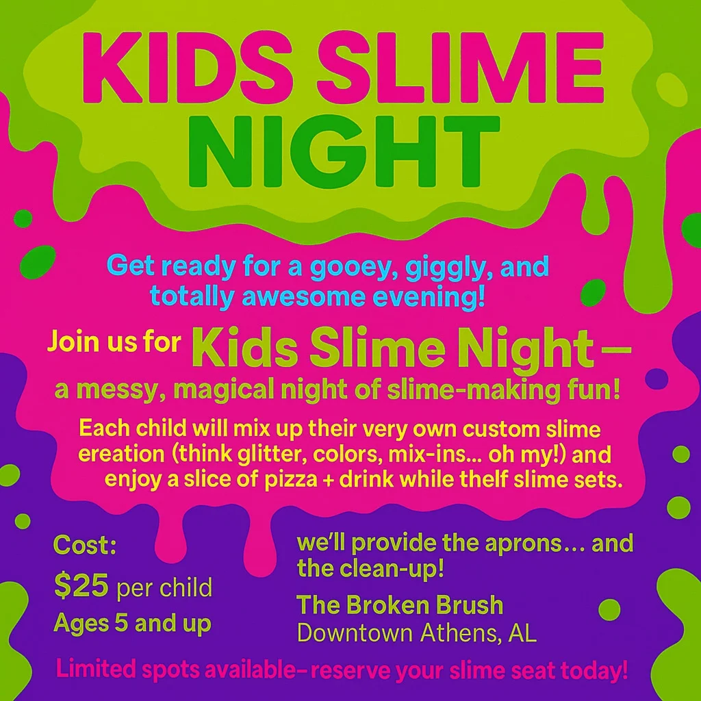 Kids Slime Night + Slime Night! (Athens)