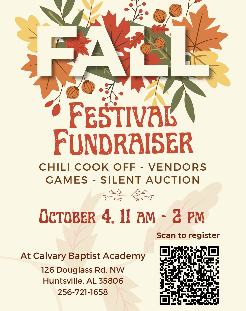 CBA Fall Festival Fundraiser