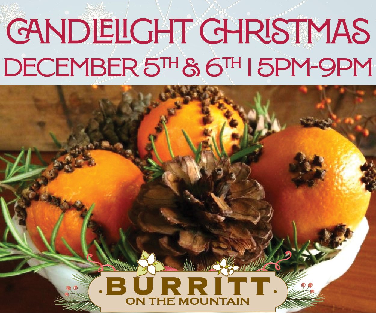 Burritt on the Mountain’s Candlelight Chirstmas