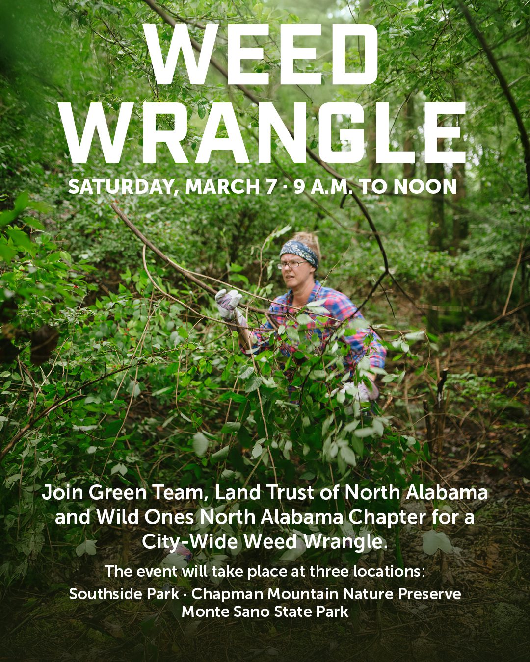 Huntsville City-Wide Weed Wrangle