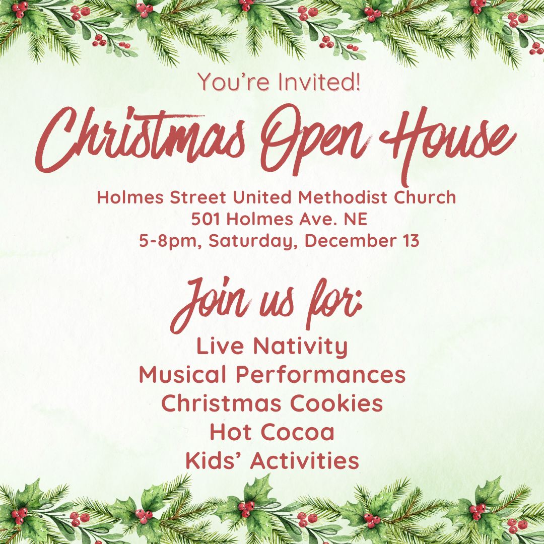 Holmes Street UMC Annual Open House & Live Nativity