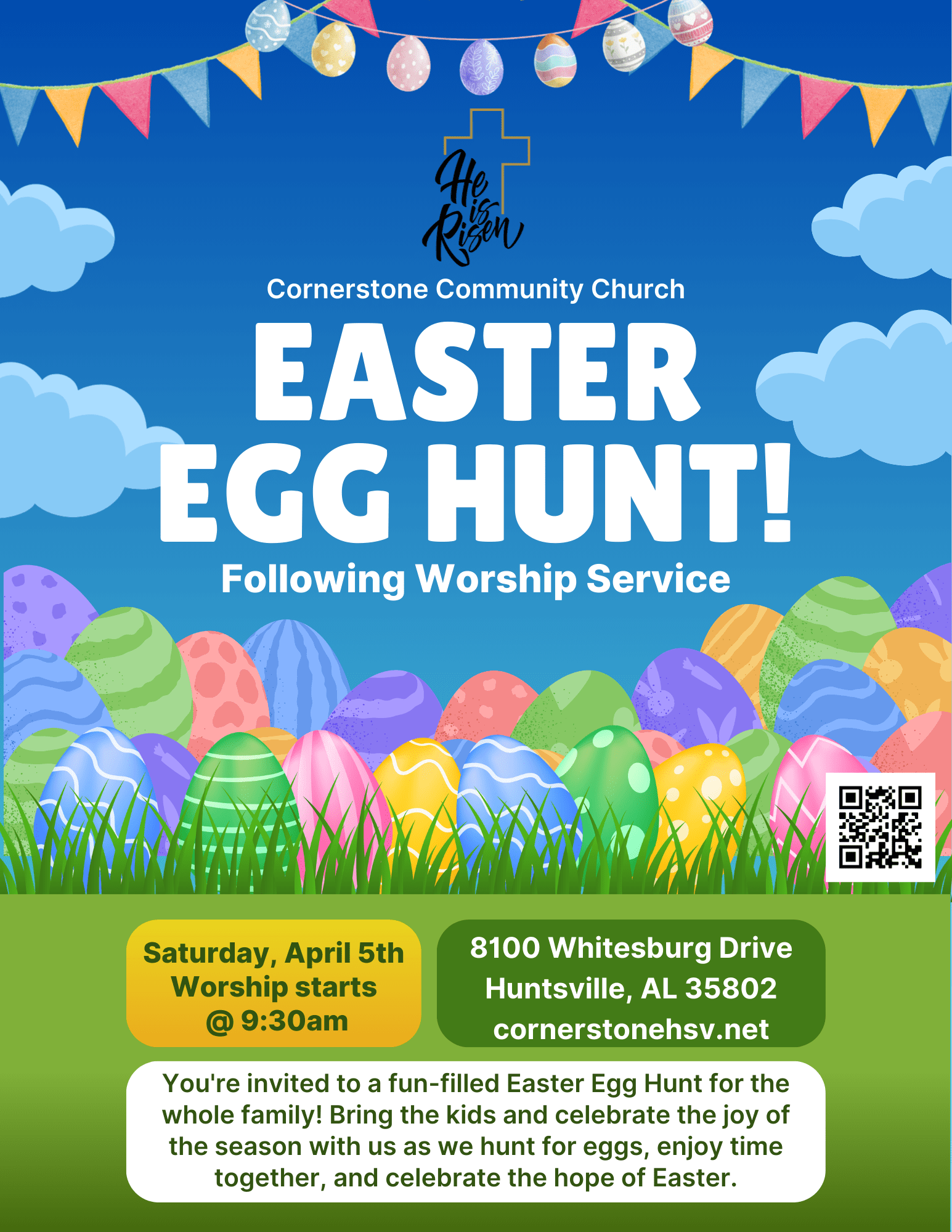 Cornerstone Community Church Easter Egg Hunt