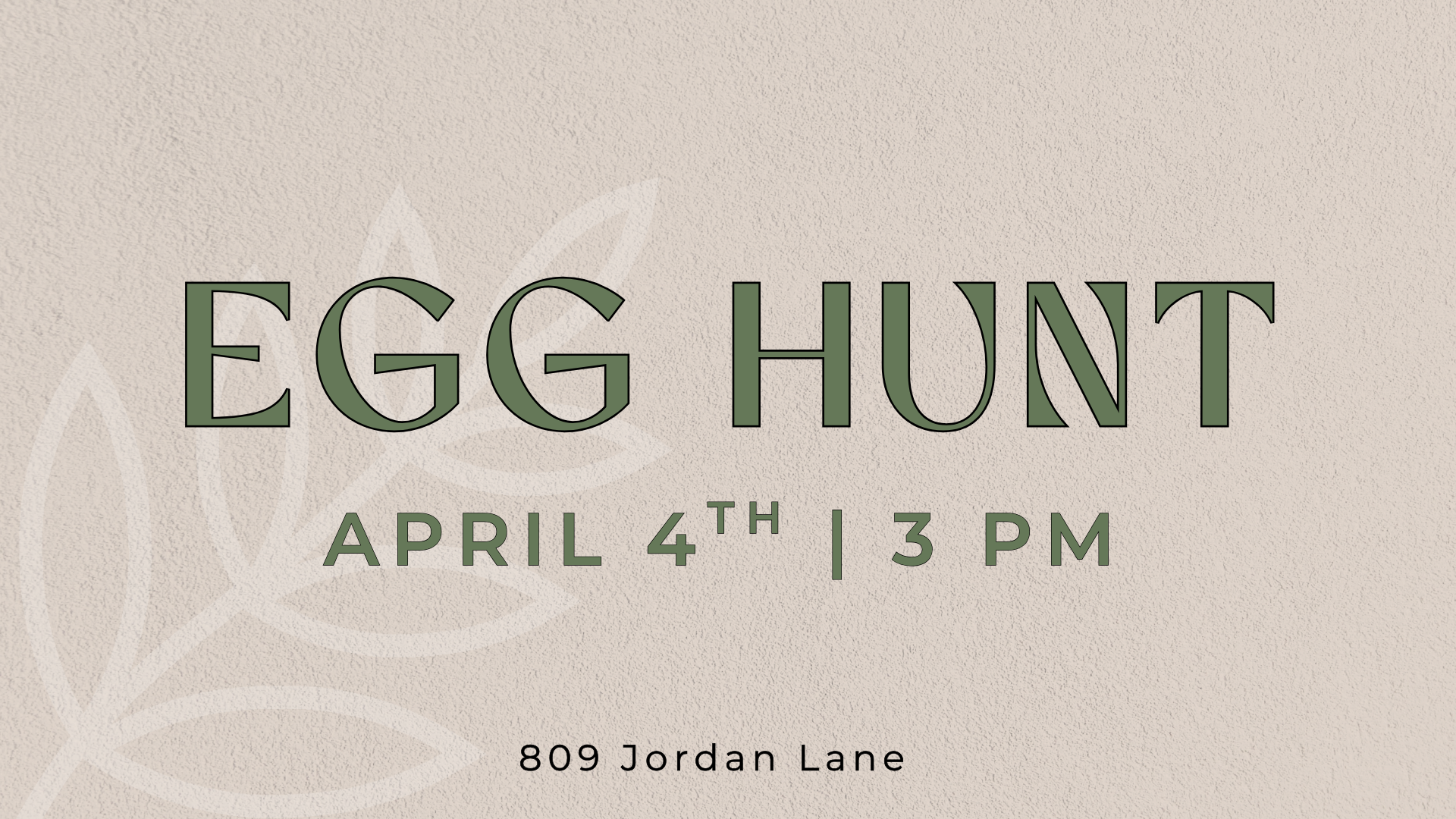 Church on the Hill Egg Hunt