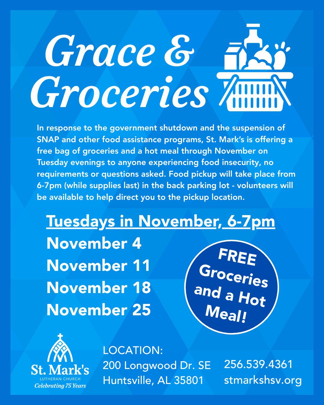 Grace & Groceries (Free FOOD)