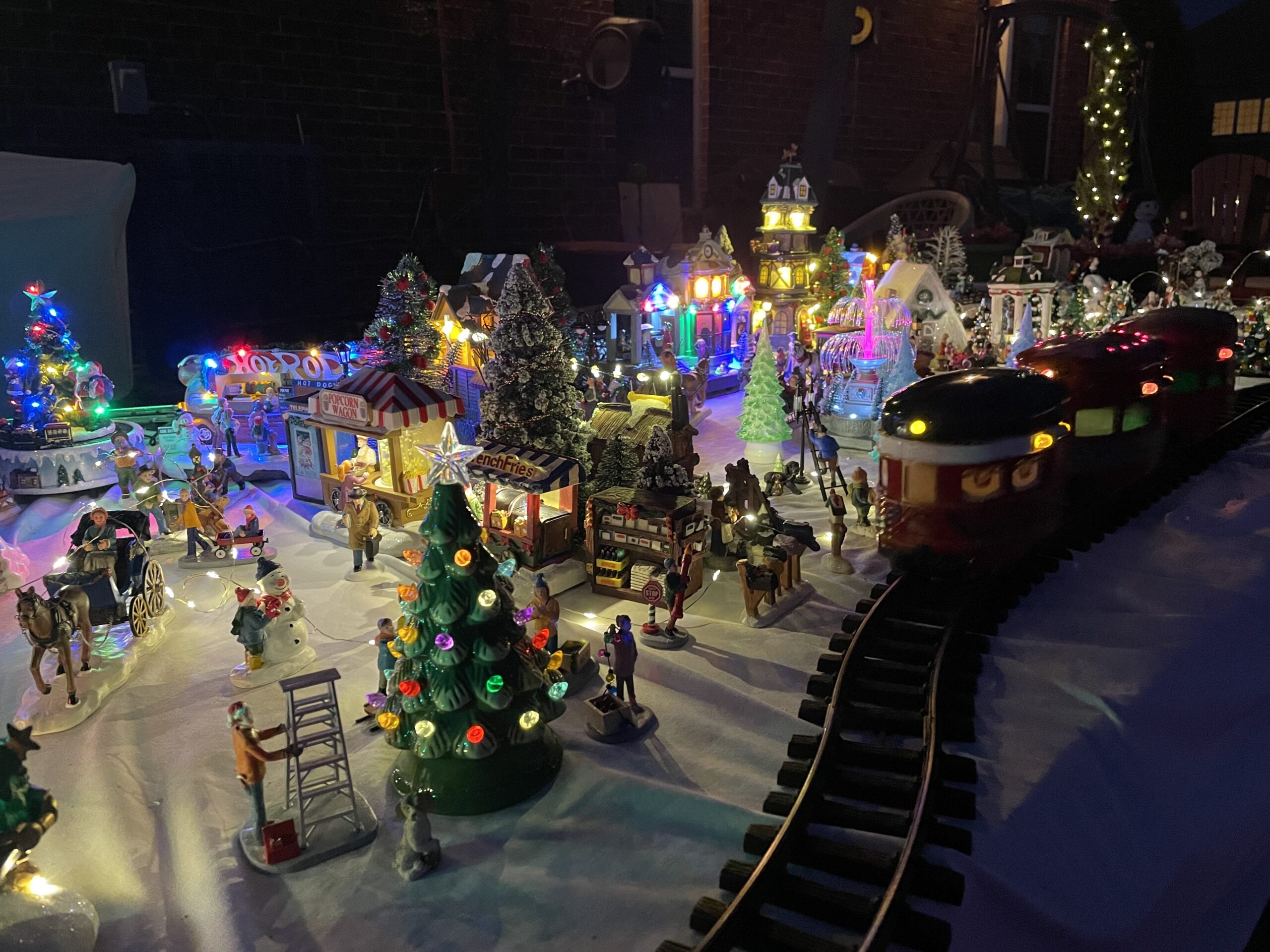Grant Funk Railroad Christmas Display