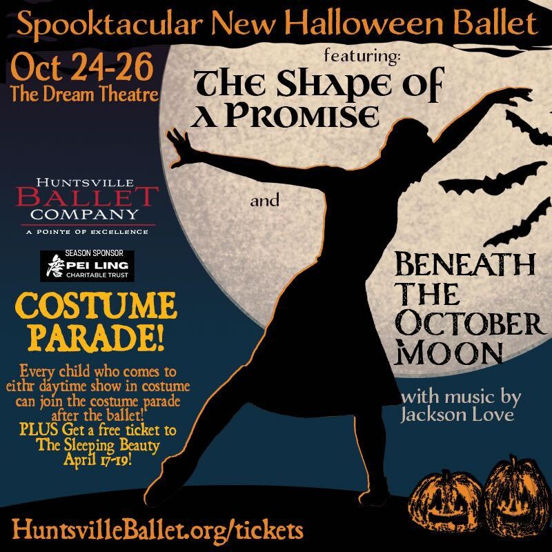 Huntsville Ballet Company presents The Shape of a Promise & Beneath the October Moon