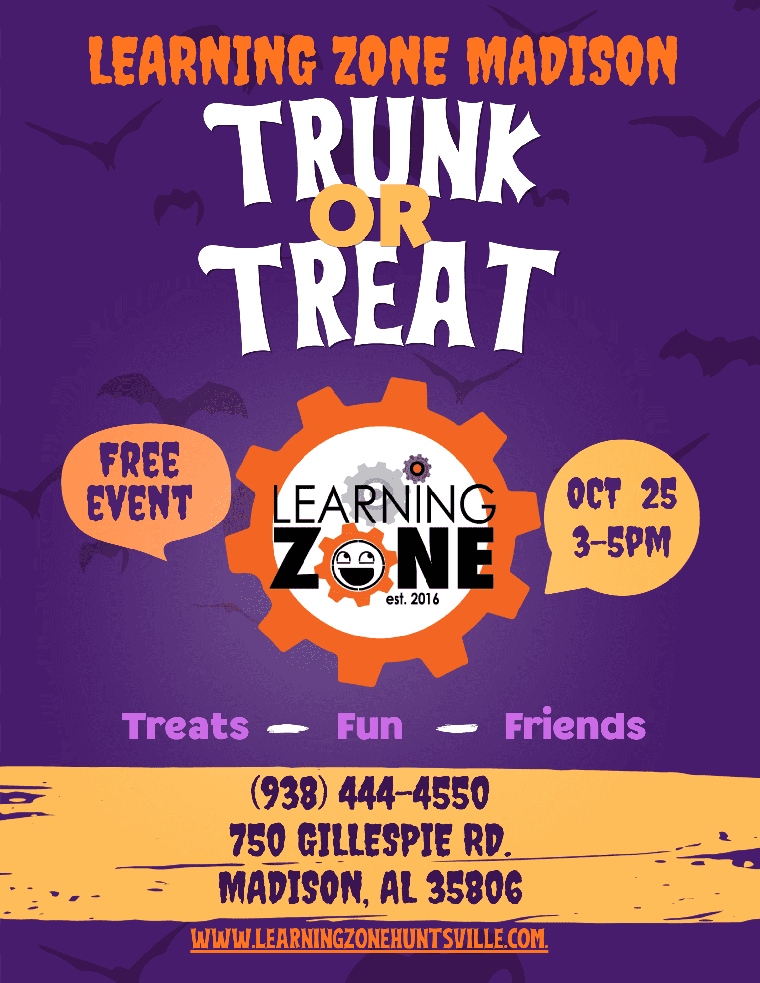 The Learning Zone Madison Trunk or Treat