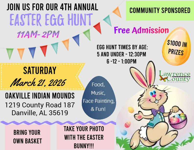 Oakville Indian Mounds Easter Egg Hunt (Danville)