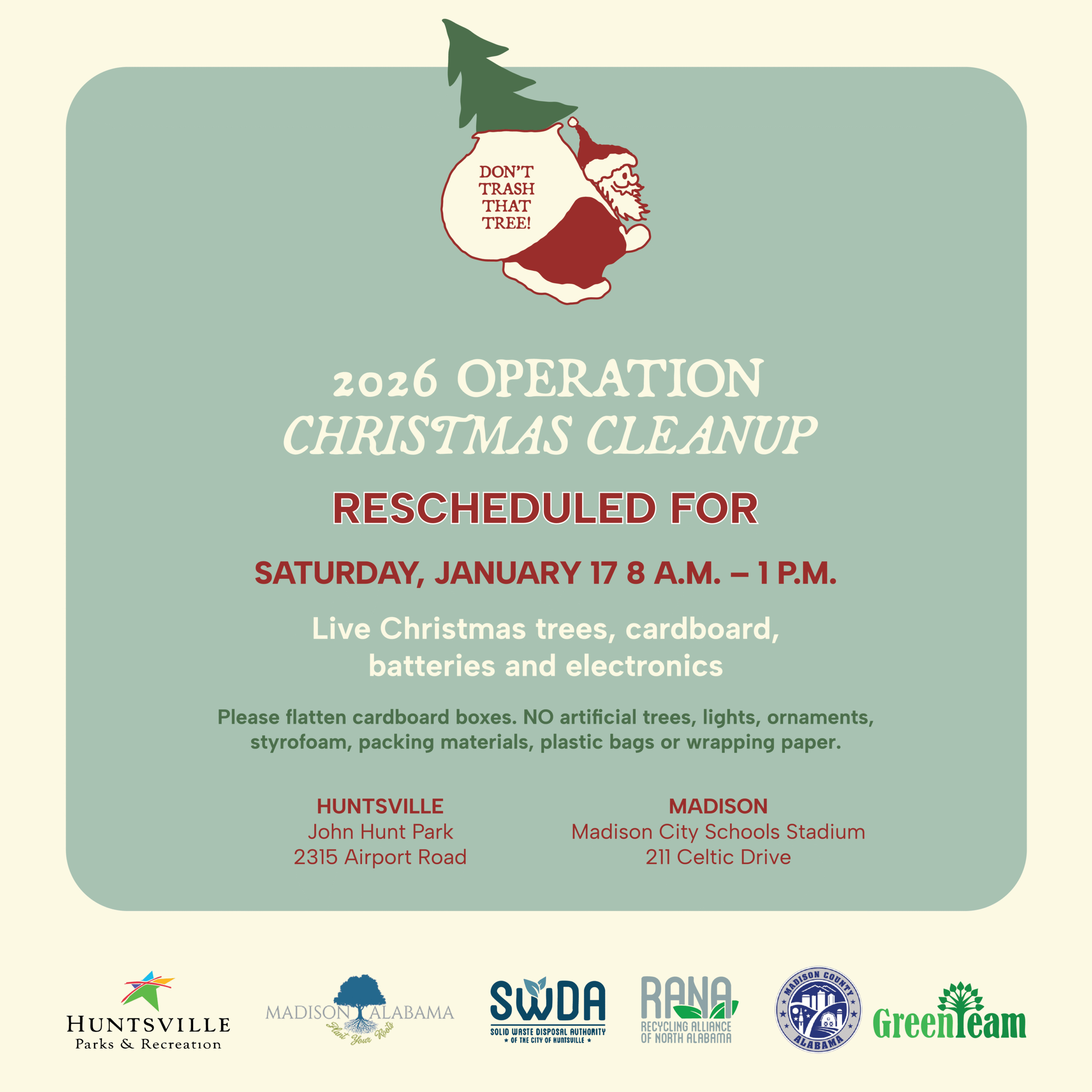 Operation Christmas Clean Up