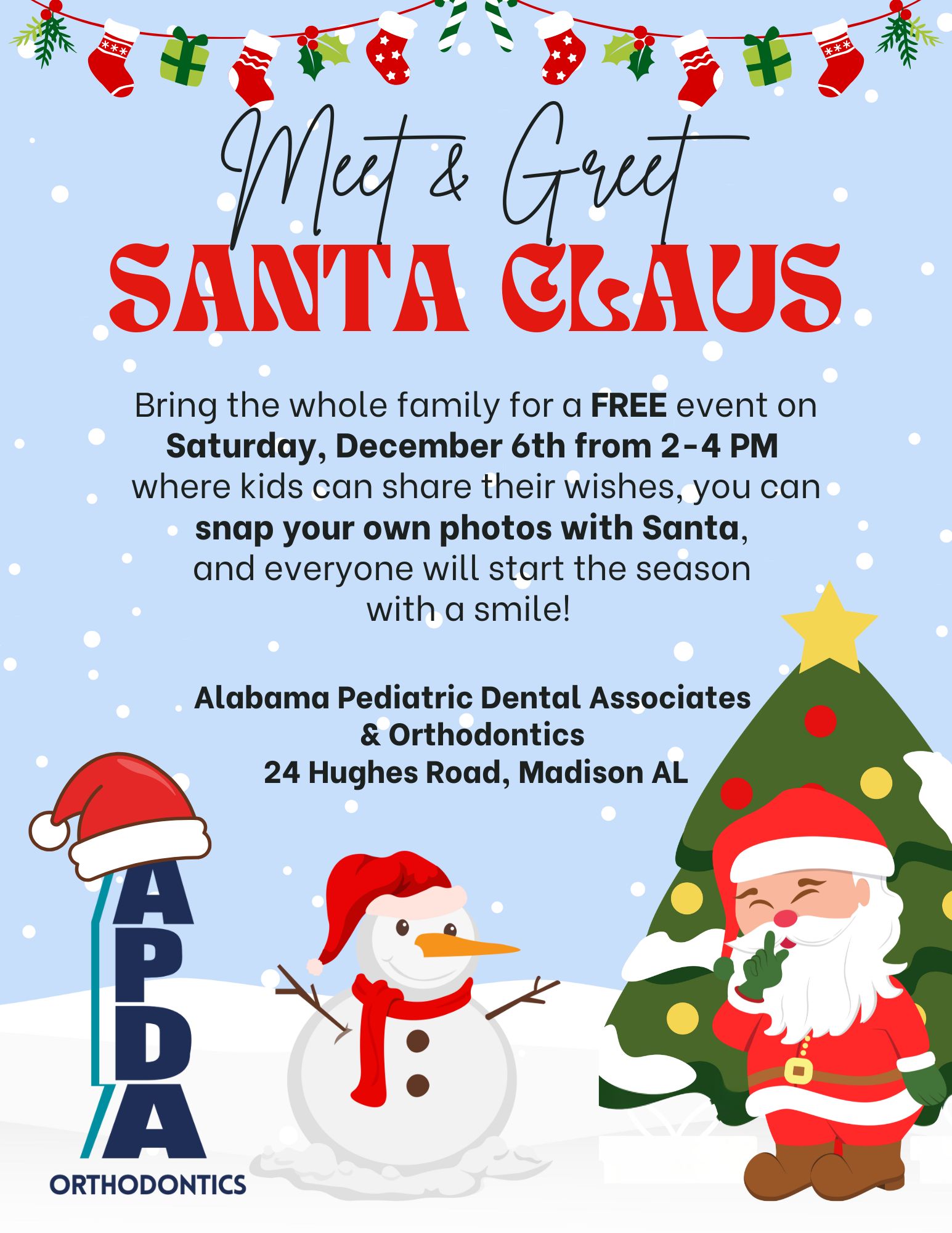 Santa Meet & Greet with APDAO