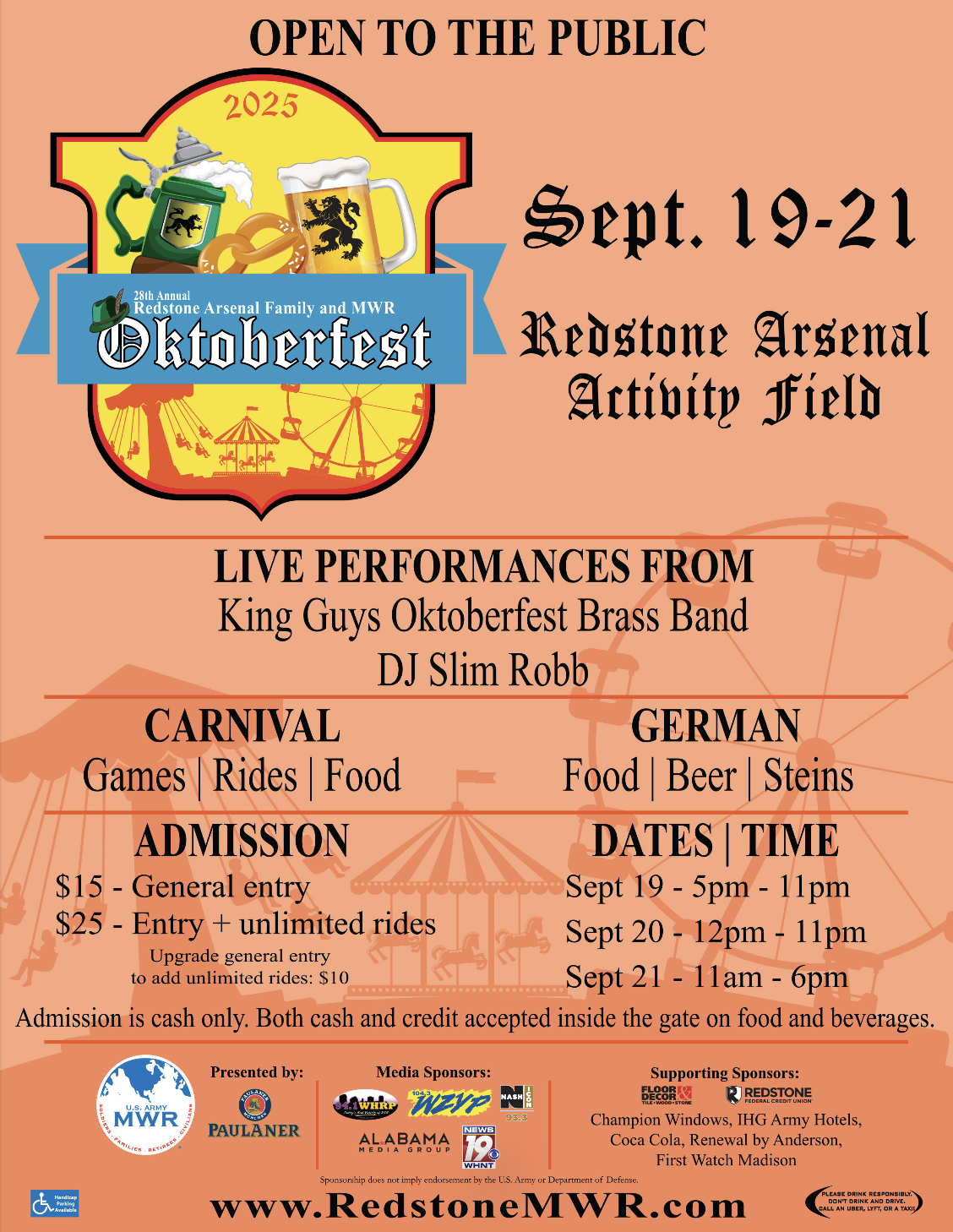 28th Annual Redstone MWR Oktoberfest