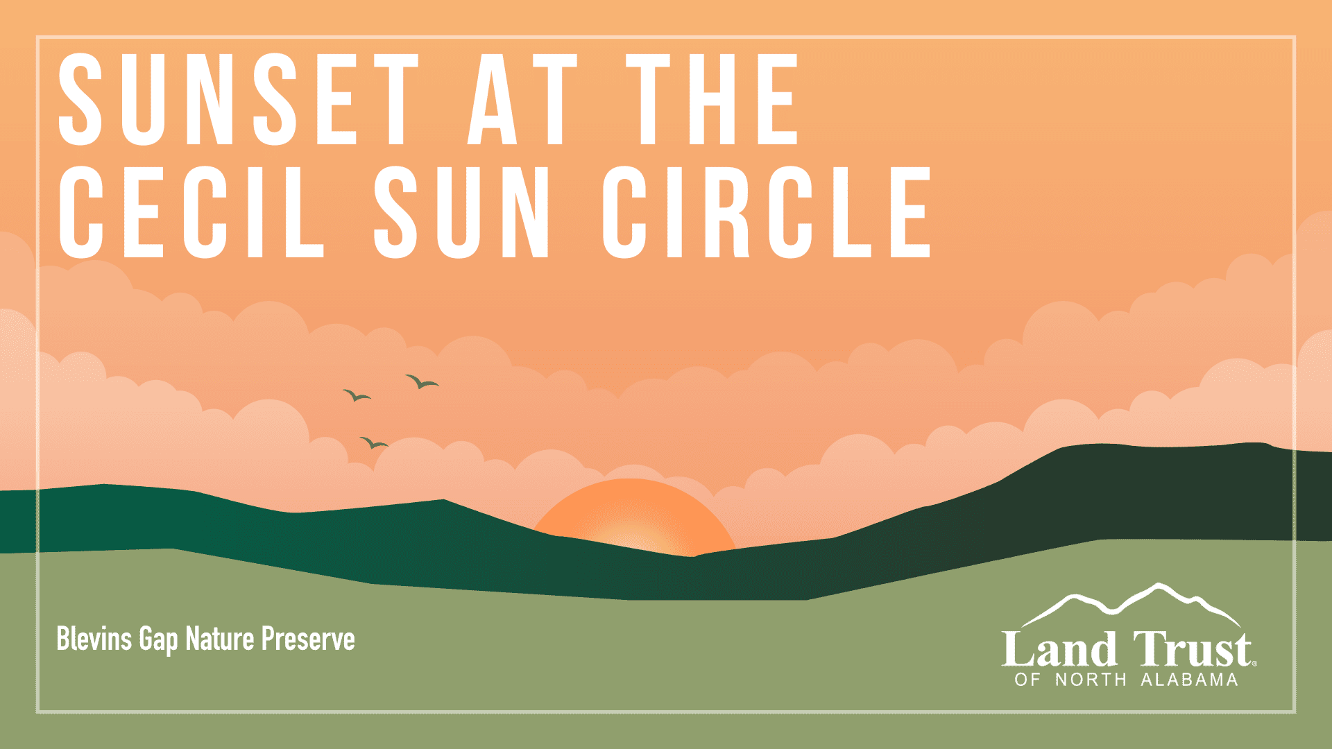 Sunset at the Cecil Sun Circle