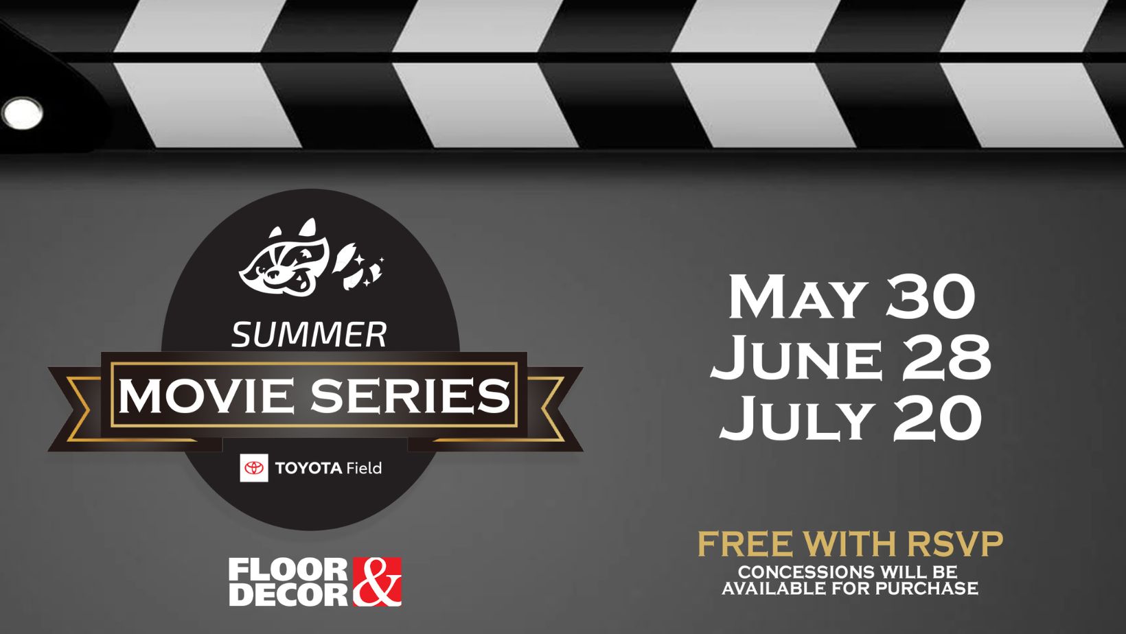 Free Summer Movie Night Series at Toyota Field