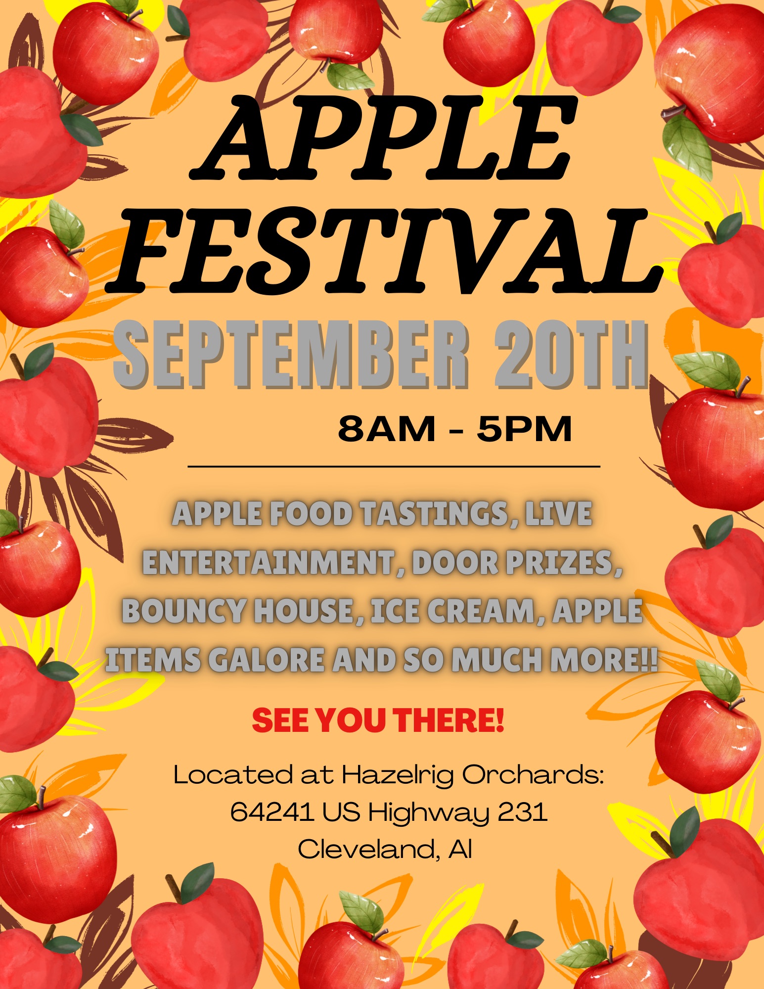 Hazelrig Orchards First Annual Apple Festival (Cleveland, AL)