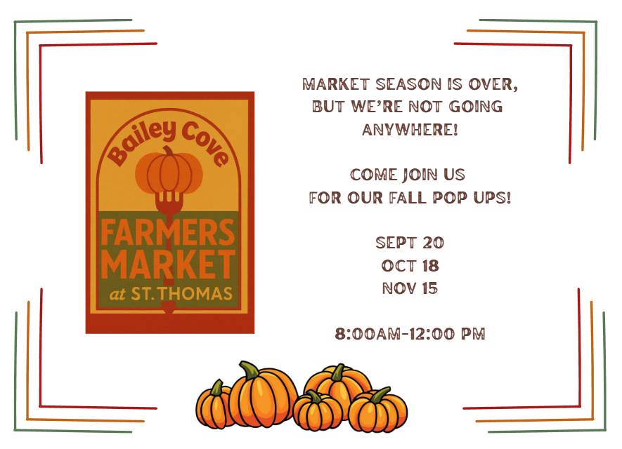 Bailey Cove Fall Pop-Up Market
